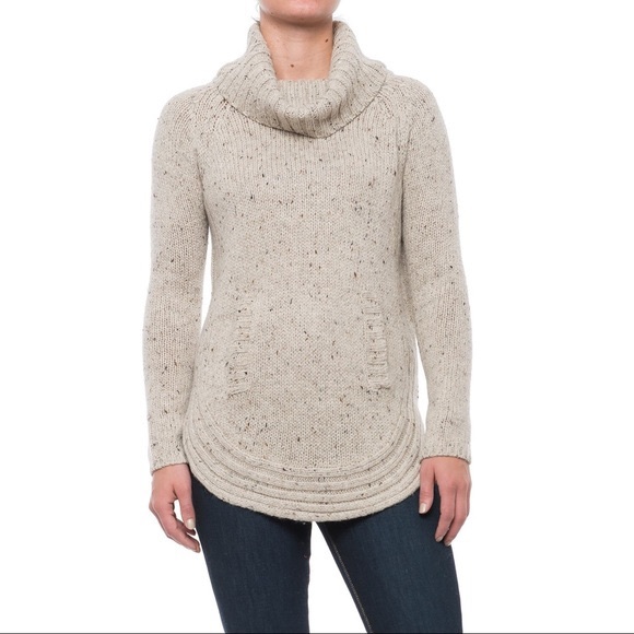 SOLD Cynthia Rowley | Chunky Donegal Turtleneck - Picture 2 of 13